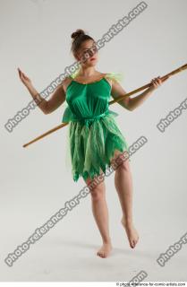 KATERINA STANDING POSE WITH SPEAR